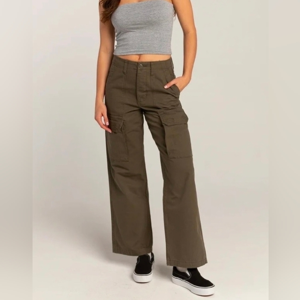 NWT Vans Arroyo Wide Leg Women's Cargo Pants 28 Waist Size